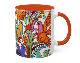 Acapulco Villeroy und Boch Tasse mit Color Innen. Villeroy and Boch Weihnachtsgeschenk Villeroy and Boch Acapulco Villeroy Weihnachtsgeschenk 11oz