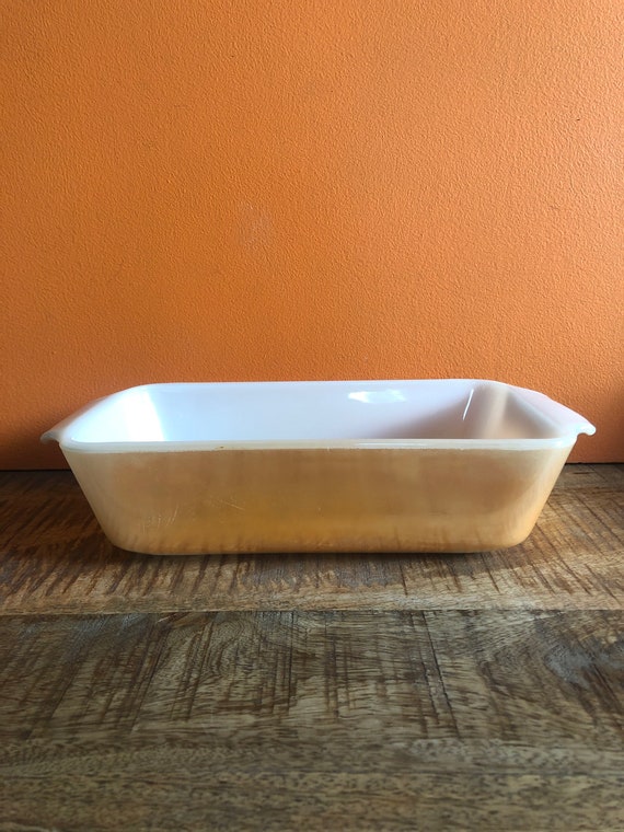 Vintage Anchor Hocking Fire King Baking Dish #441 in Iridescent