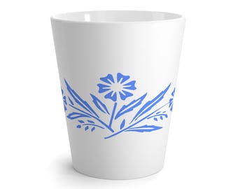 Corningware Cornflower Blue Inspired Latte Mug