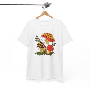 Vintage 70s Sears Merry Mushroom Inspired Unisex Cotton Tee – Iconic 1970s Mushroom Design Sears Mushroom
