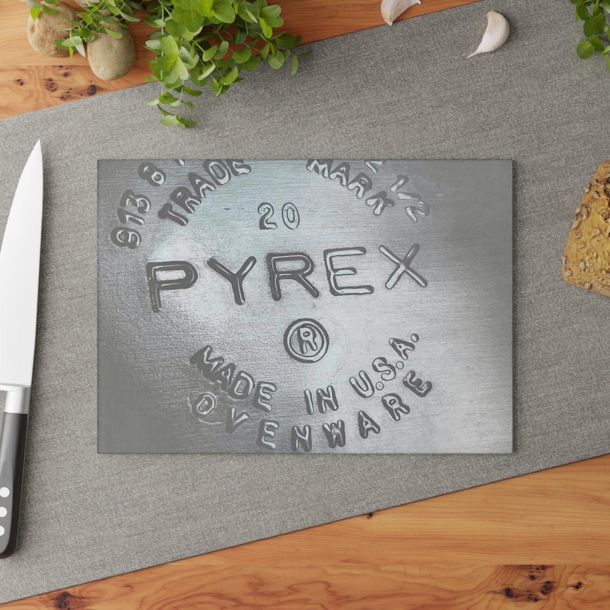 Pyrex Board Pyrex Rare Vintage Pyrex Inspired Glass Cutting Board Pyrex Gift - Etsy ...