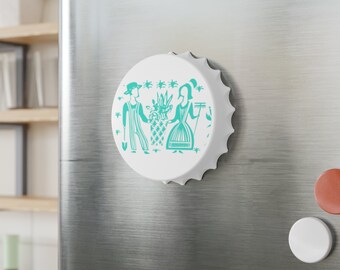Butterprint Pyrex Inspired Magnet Bottle Opener