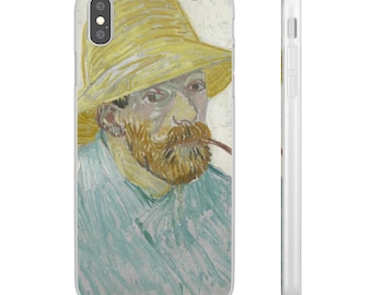 Van Gogh Painting Flexi Phone Case, Clear TPU, iPhone & Samsung