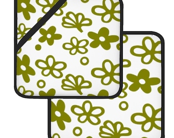 Vintage Pyrex Pot Holders (Set of 2) – Crazy Daisy Spring Blossom