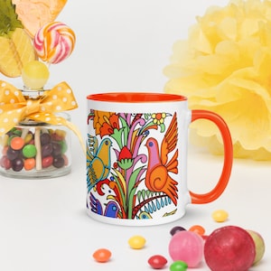 Acapulco Villeroy en Boch Mok mit Kleur binnen. Villeroy en Boch Kerstcadeau Villeroy en Boch Acapulco Villeroy Kerstcadeau