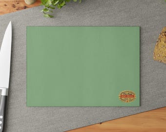 Vintage Anchor-Hocking Fire-King Jade-Ite Inspired Glass Cutting Board. Jadeite Inspired FireKing retro chopping board