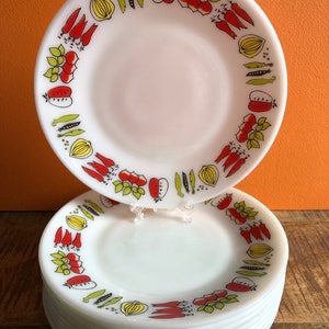 Piatti JAJ Pyrex Harvest. Bellissimo raccolto Pyrex vintage HTF raro Pyrex JAJ - Piatti JaJ England Pyrex. Piatti da cucina vintage in Pyrex Harvest