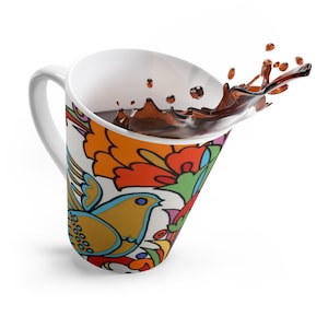 Acapulco Villeroy and Boch - Acapulco Villeroy et Boch Pattern Inspired  Latte Mug. Villeroy Boch Acapulco Decor Villeroy and Boch Latte Mug