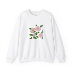 Franciscan Desert Rose Crewneck Sweatshirt | Cozy Unisex Vintage-Inspired Floral Design Franciscao Ware Inspired Rose Sweater