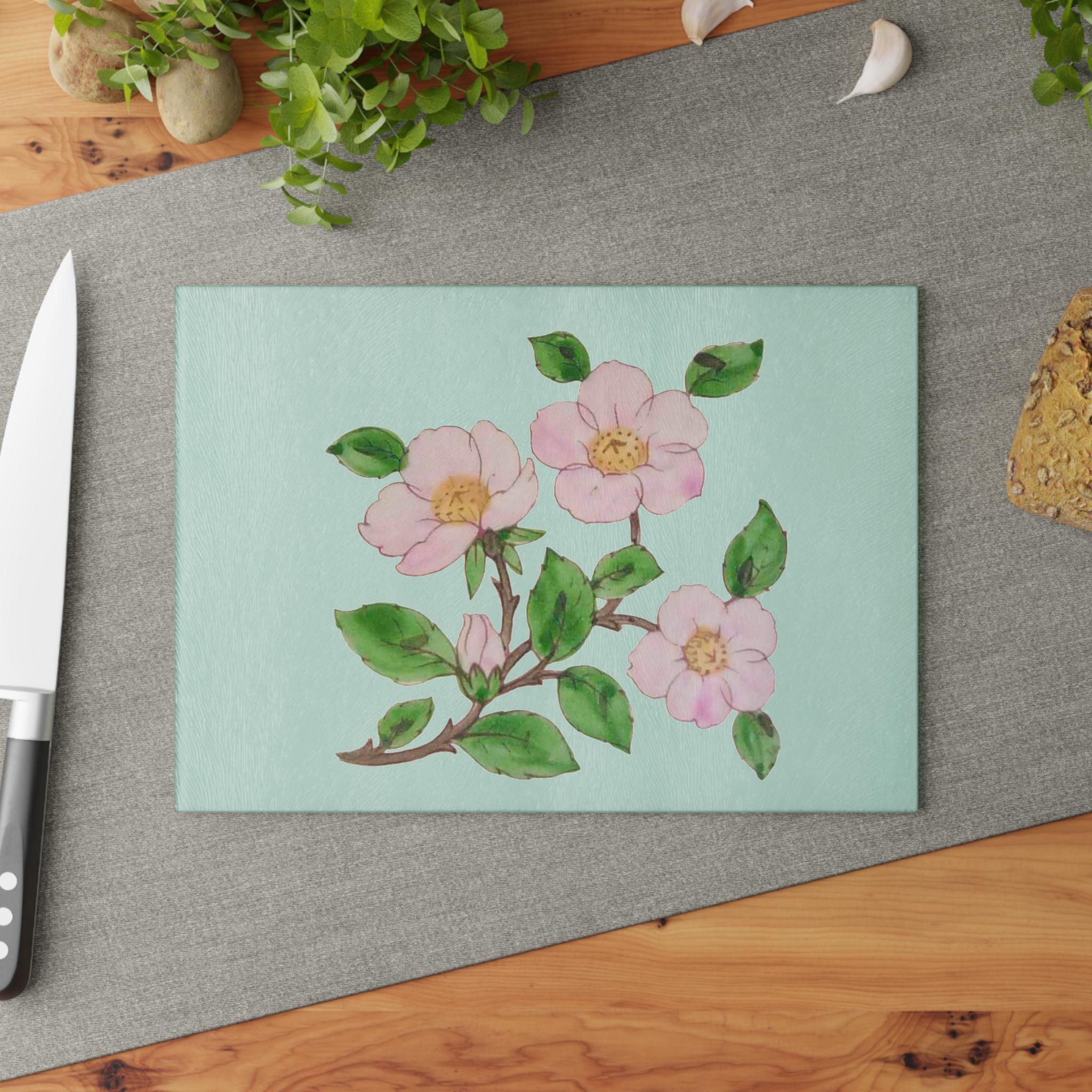 ヴィンテージ フランシスカン デザート ローズ ガラス カッティング