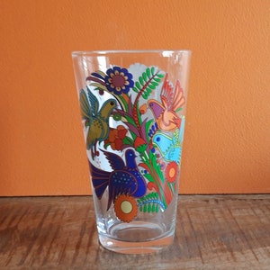 Villeroy en Boch Acapulco-glas. Mooi geïnspireerd door Acapulco Flower Power Decor Retro Pigeon Art. Acapulco Villeroy en Boch pintglas