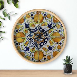 Netherland Holland Porcelain Inspired Delft Blue Christmas Netherlands Gifts Blauw Delft Wall Clock Delft Blue unquie Wall Clock Nederland