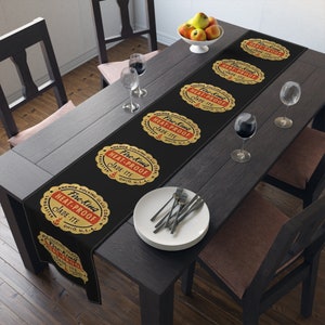 Reproduction de chemin de table rétro Fire-King Jade-Ite - Chemin de table élégance vintage pour la cuisine (coton, poly) Anchor Hocking FireKing