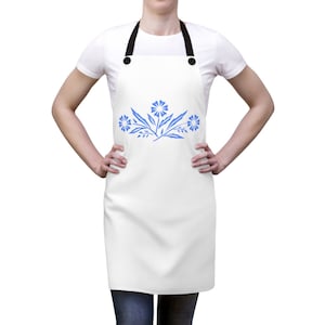 Bleuet Corningware Bleu Bleuet Inspiré vintage Corningware Bleuet Corning Ware Bleu Corning Bleuet Bleu vintage Tablier