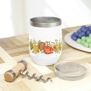 Corningware Spice O' Life Vintage Corning Ware Wine Tumbler to add to Corning casseroles Bowls Corning Ware Spice Of Life L'Echalote Tumbler