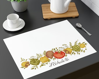 Vintage Corningware Spice of Life Placemats, Set of 4