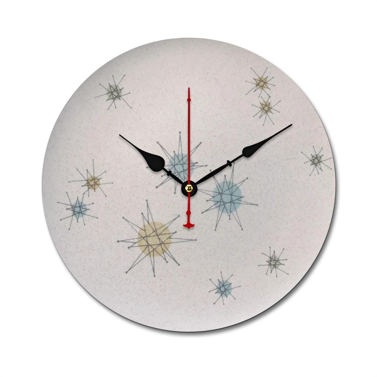 1950s Starburst Clock - Etsy