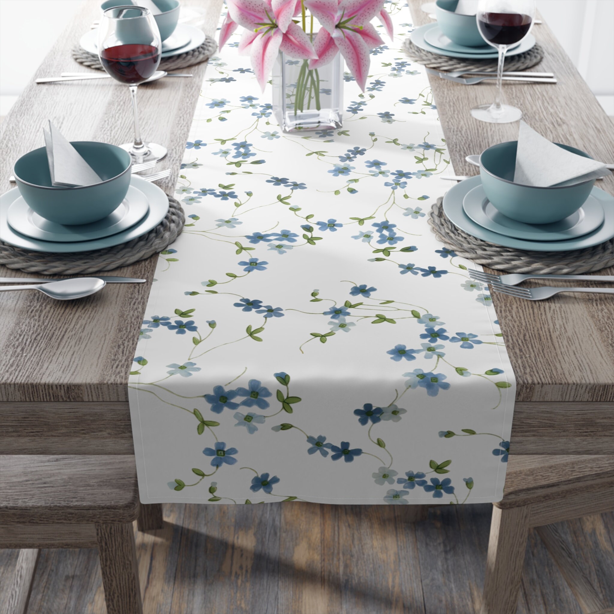 Plat à gâteaux Myosotis par Bernardaud