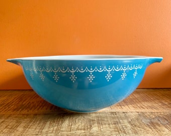 PYREX ブルー / ホワイト スノーフレーク シンデレラ コンプリート