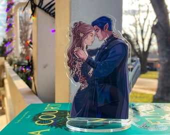 Rhys and Feyre ACOTAR Shelfie