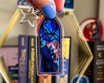 Feyre and Rhys acotar Keychain l Feysand