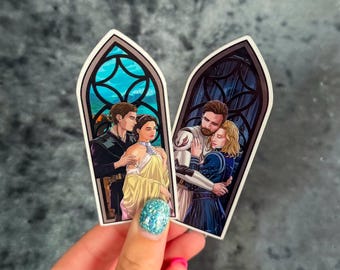 Star Wars Couples Window Stickers