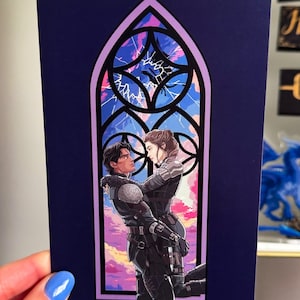 Xadne and Violet Dancing Print