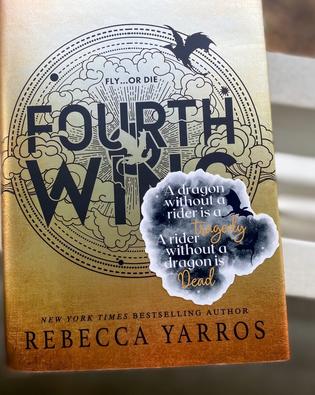 A Dragon Without a Rider is a Tragedy Fourth Wing Sticker - Etsy