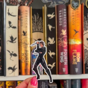 Violet Iron Flame Full Body Sticker