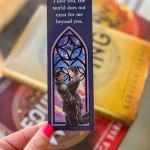 Violet and Xaden Fourth Wing Bookmark