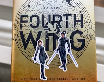 Fourth Wing Violet and Xaden Sticker Set