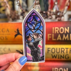 Violet and Xaden Window Sticker Fourth Wing
