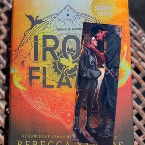 Violet & Xaden Iron Flame Bookmark
