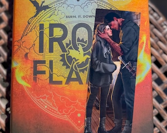 Violet & Xaden Iron Flame Bookmark