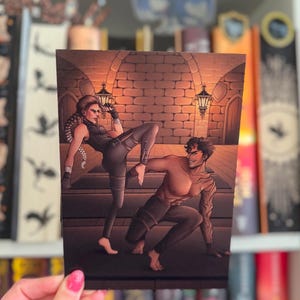 Violet & Xaden Fourth Wing Training Print