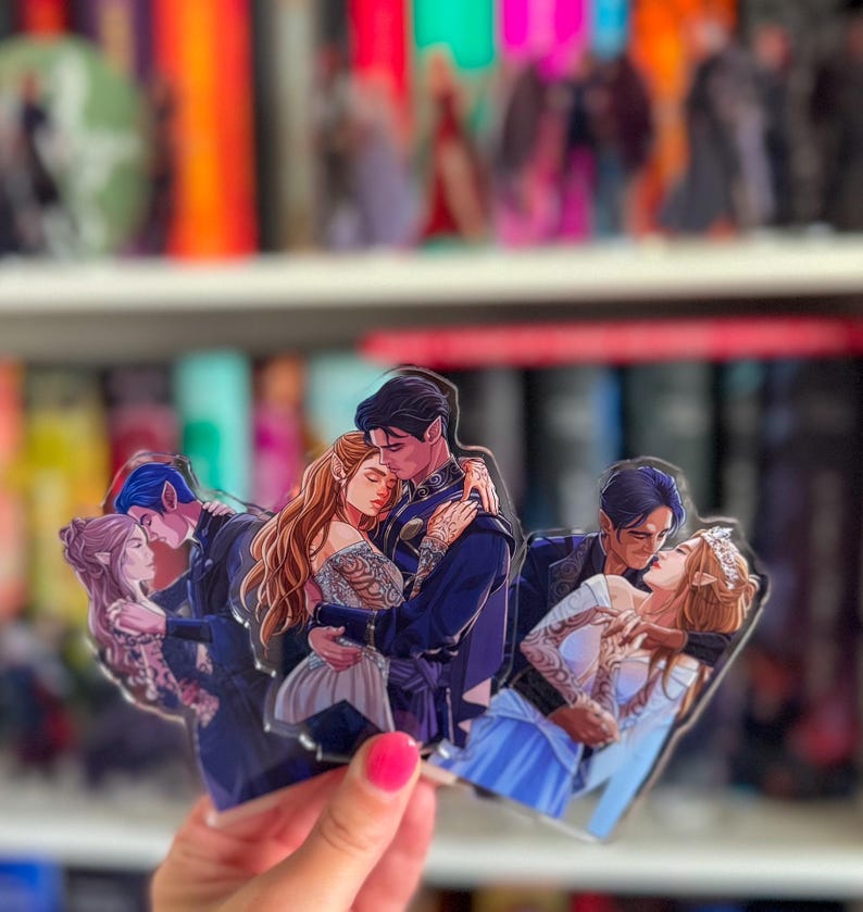 Rhys und Feyre ACOTAR Shelfie Bild 6