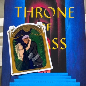 Aelin and Rowan Throne of Glass Sticker
