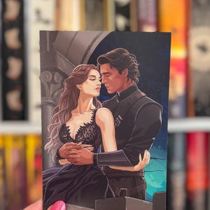 Violet & Xaden Iron Flame Dinner Party Print