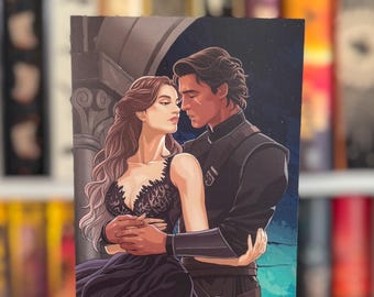 Violet & Xaden Iron Flame Dinner Party Print