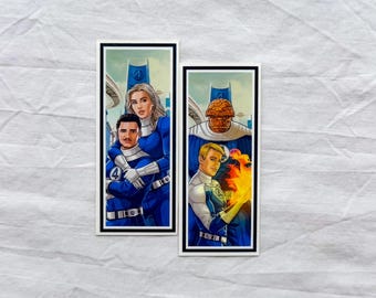 Adesivi dei Fantastici 4 Epoche