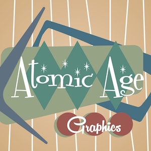 Atomic Mid Century Retro Design Elements (Adobe Illustrator)