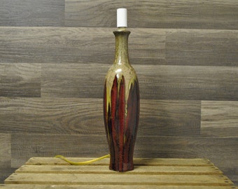 Unique Red Drip Glaze Night Light