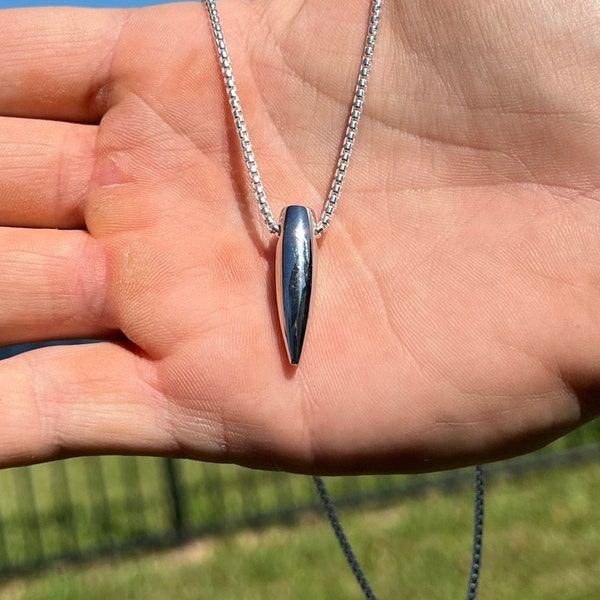 308 Silver Bullet Necklace