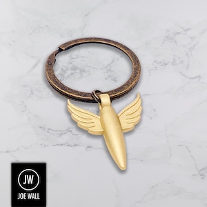 Brass 308 Angel&#39;s Wings Key Chain