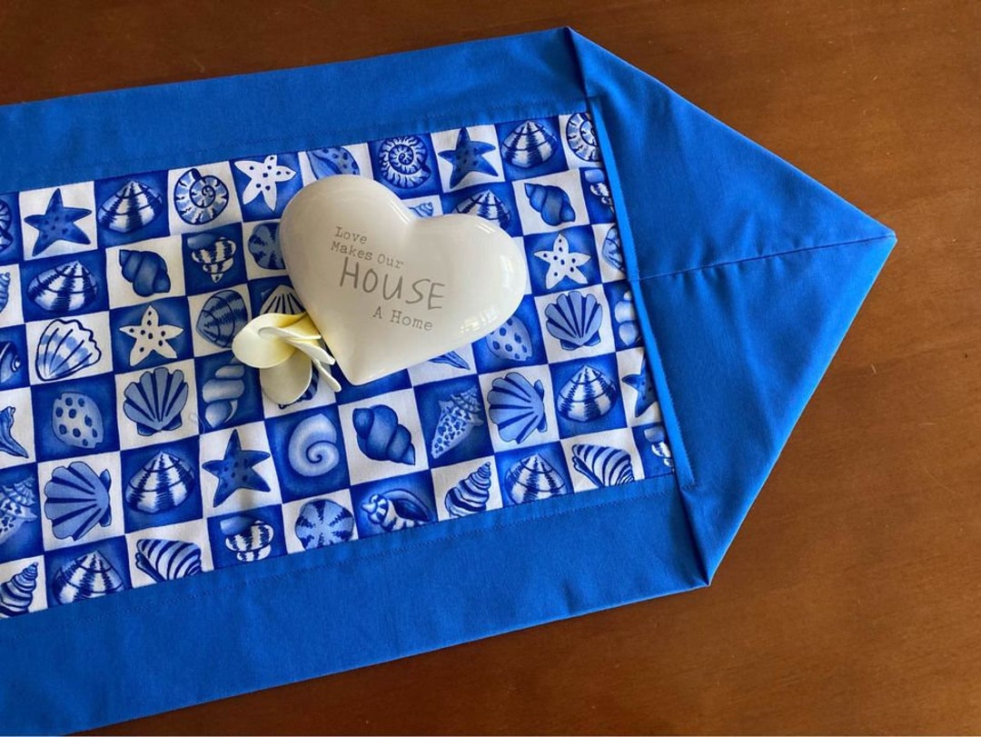 Coastal or Hamptons Style Table Runner Etsy