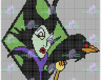 Maleficent C2C Blanket Pattern