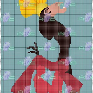 Emperor Kuzco C2C Blanket Pattern