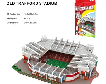 Puzzle de stade de football 3D pour adultes et enfants. Idéal comme cadeau d'anniversaire ou tout autre événement.