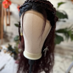READY TO SHIP BG3 Tav lace front wig, Wedding Wig, Synthetic Wig, Elf Wig, Fantasy Wig, Larp, Elven Wig, Braided Wig, witch, Baldurs Gate 3