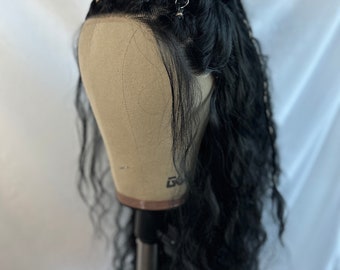 Fighter Lace Front Braided Wig Including Accessories, Cosplay Wig, Larp Wig, Custom Wig, Viking Wig, Shieldmaiden, Warrior Hair, Fantasy Wig